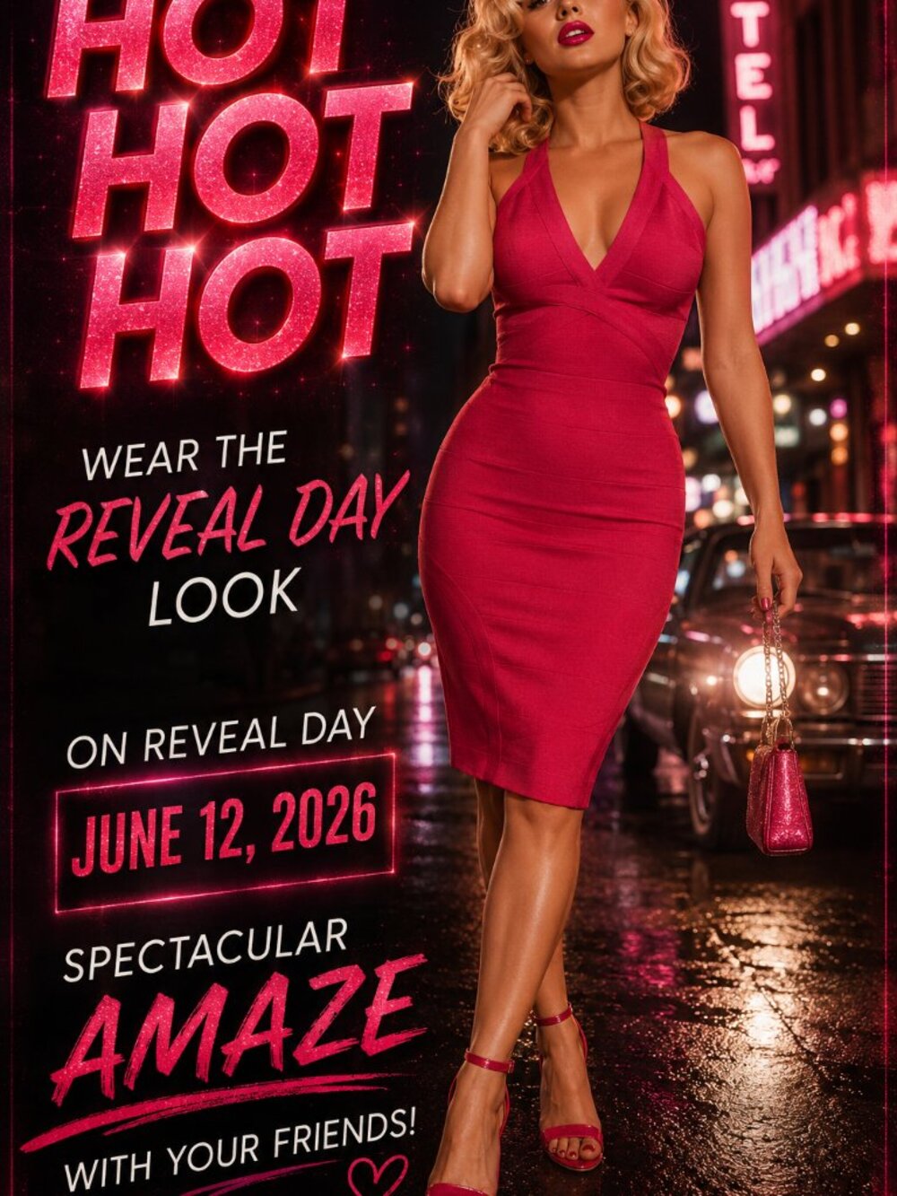BEBE- BODYCON- S-TO BE SPECTACULAR -FUSHIA ROSEY SPANDEX'S